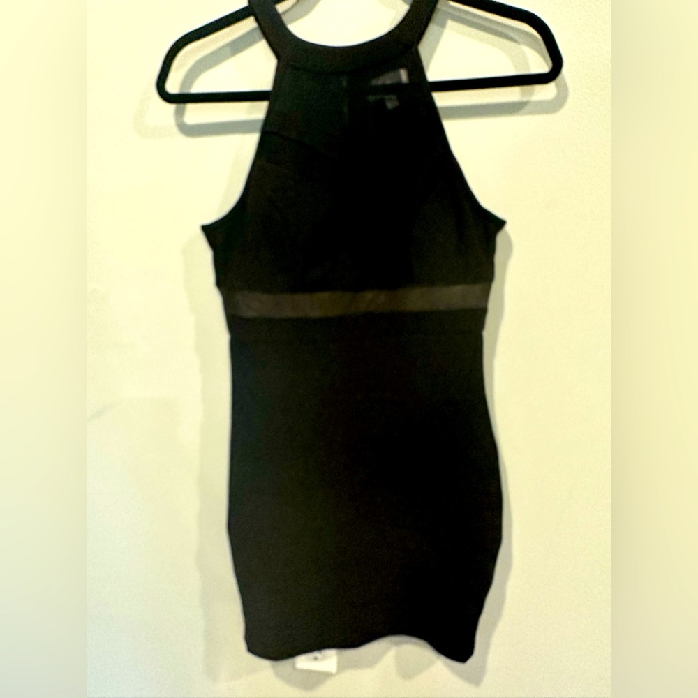 Black bodycon dress. Worn once.